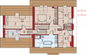 Projekt domu wielorodzinnego Leosia II G2 ENERGO - poddasze