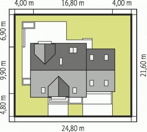 Usytuowanie budynku Marisa II G2 ENERGO