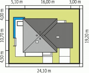 Usytuowanie budynku Anabela G1 MULTI-COMFORT