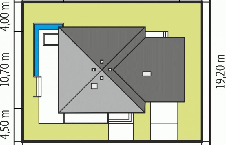 Projekt domu dwurodzinnego Anabela G1 MULTI-COMFORT - Usytuowanie