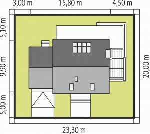 Usytuowanie budynku Niki II G1 ENERGO