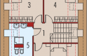 Projekt domu wielorodzinnego Noel G1 ENERGO - poddasze
