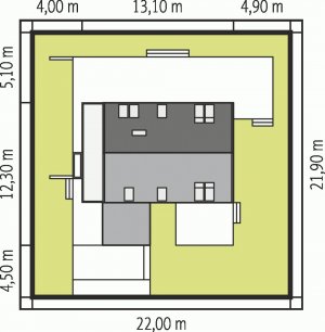 Usytuowanie budynku Oskar ENERGO