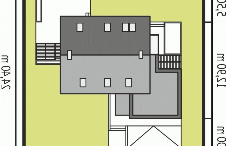 Projekt domu wielorodzinnego Tobiasz II G2 ENERGO - Usytuowanie - wersja lustrzana