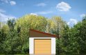 Projekt domu energooszczędnego Garaż BG03 (430) - elewacja 1