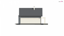 Elewacja projektu Z177 - 4 - wersja lustrzana