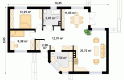 Projekt domu parterowego Szyper 8 - 