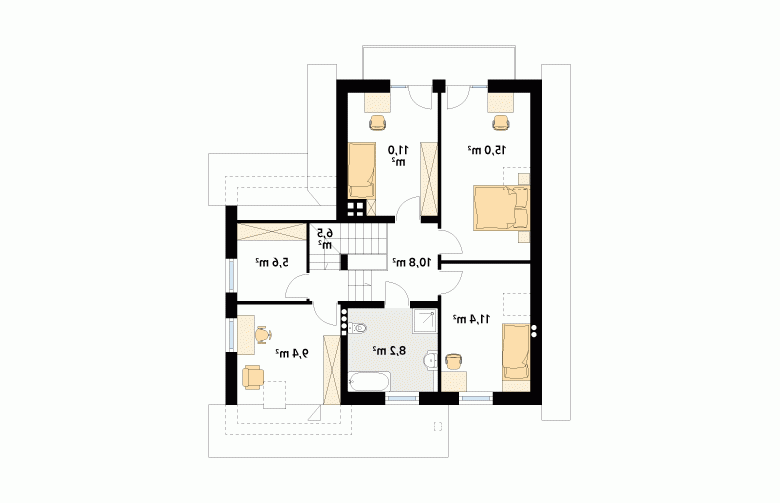 Projekt domu parterowego Piryt 3 - 