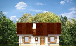 Elewacja projektu Żabka (448) - 1 - wersja lustrzana