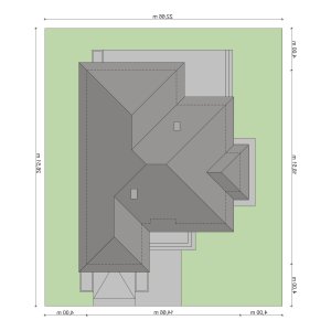 Usytuowanie budynku Kasandra w wersji lustrzanej