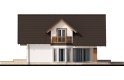 Projekt domu jednorodzinnego Kaspian N - elewacja 2