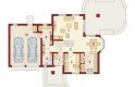 Projekt domu jednorodzinnego Kaspian 2 - rzut parteru