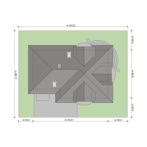 Usytuowanie budynku Minor w wersji lustrzanej