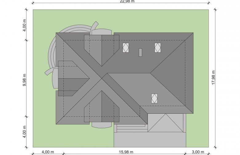 Projekt domu wielorodzinnego Minor 2 - Usytuowanie