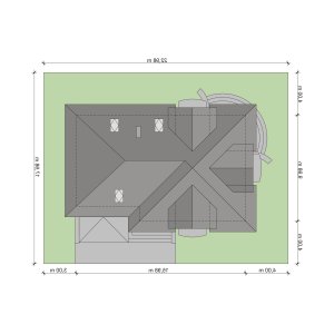 Usytuowanie budynku Minor 2 w wersji lustrzanej