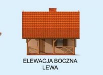 Elewacja projektu BAHIA dom letniskowy - 2