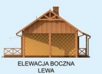 Elewacja projektu INDIANA dom letniskowy - 2