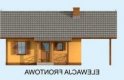 Projekt domu letniskowego INDIANA dom letniskowy - elewacja 1