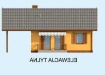 Elewacja projektu INDIANA dom letniskowy - 3 - wersja lustrzana