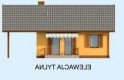 Projekt domu letniskowego INDIANA dom letniskowy - elewacja 3