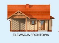 Elewacja projektu KOLORADO dom letniskowy - 1