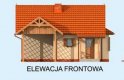 Projekt domu letniskowego KOLORADO - elewacja 1