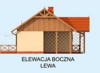 Elewacja projektu KOLORADO dom letniskowy - 2