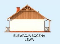 Elewacja projektu MINESOTA dom letniskowy - 2