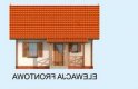 Projekt domu letniskowego MINESOTA  - elewacja 1