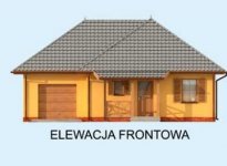 Elewacja projektu SAN ANTONIO 2 dom letniskowy - 1