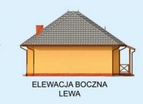 Elewacja projektu SAN ANTONIO 2 dom letniskowy - 2