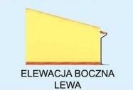 Elewacja projektu G271 garaż sześciostanowiskowy z pomieszczeniami gospodarczymi - 2