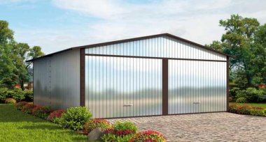 Projekt domu GB5 projekt garażu dwustanowiskowego