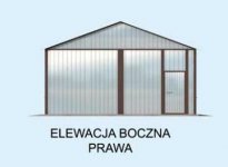 Elewacja projektu GB11 projekt garażu dwustanowiskowego - 4