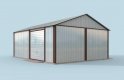 Projekt garażu GB11 projekt garażu dwustanowiskowego - wizualizacja 2