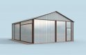 Projekt garażu GB11 projekt garażu dwustanowiskowego - wizualizacja 3