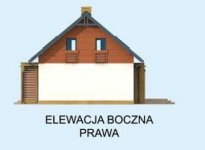 Elewacja projektu AVALON dom mieszkalny jednorodzinny z poddaszem użytkowym - 4