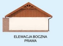 Elewacja projektu G300 Budynek gospodarczy - 4