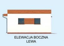 Elewacja projektu G309 garaż dwustanowiskowy - 2