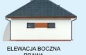 Projekt garażu G315 garaż dwustanowiskowy z pomieszczeniem gospodarczym i altaną - elewacja 4