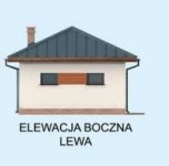 Elewacja projektu G312 budynek gospodarczy bez bramy - 2