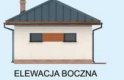 Projekt budynku gospodarczego G312 budynek gospodarczy bez bramy - elewacja 2