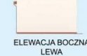 Projekt garażu G313 Garaż / Magazyn z pomieszczeniami gospodarczymi - elewacja 2