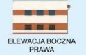 Projekt garażu G313 Garaż / Magazyn z pomieszczeniami gospodarczymi - elewacja 3