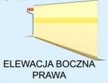 Elewacja projektu G317 garaż wielostanowiskowy, dwupoziomowy - 3