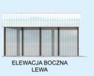 Elewacja projektu GB23 projekt garażu blaszanego dwustanowiskowego. - 2