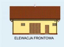 Elewacja projektu BGS1 budynek gospodarczy - 1