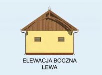 Elewacja projektu BGS1 budynek gospodarczy - 2