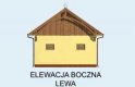 Projekt budynku gospodarczego BGS1 budynek gospodarczy - elewacja 2