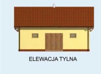 Elewacja projektu BGS1 budynek gospodarczy - 3